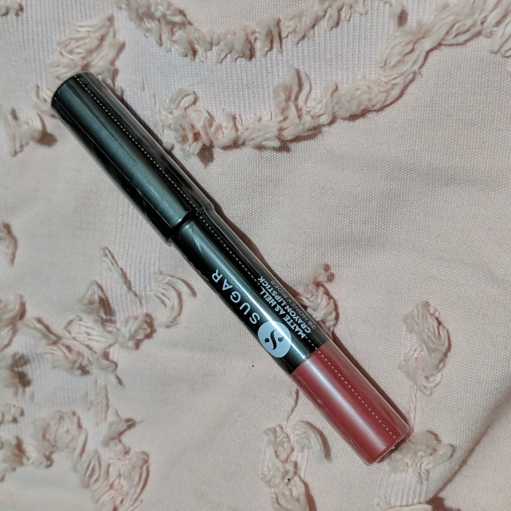 Sugar Cosmetics Matte As Hell Crayon Lipstick in Honey Rider